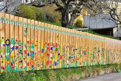 Zaun der Kinder in Wolfsegg - Ortsbildgestaltung zur kommenden Landesgartenschau