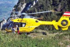 Hubschraubereinsatz am Traunstein