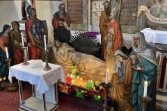 Das wunderschöne, sehenswerte Ostergrab in der Pfarrkirche Bruckmühl