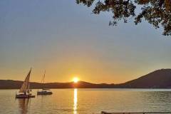 Sonnenuntergang am See - Ein Sommertag wie im Bilderbuch geht zu Ende