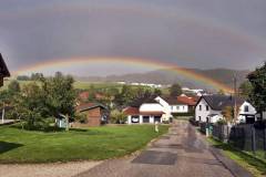 Und als letztes Bild im August ein Regenbogen