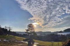Interessante Wolkenformation