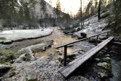 Winterliches Bluntautal im Salzburger Land