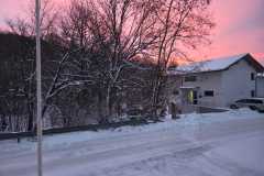 Morgenrot über Bruckmühl