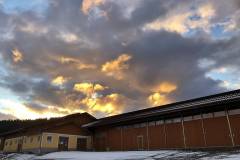Wolken am Abend - Holzham