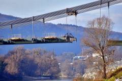 Bau der neuen 4. Linzer Donaubrücke