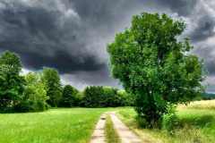 Kurz vorm Gewitter in Bruckmühl