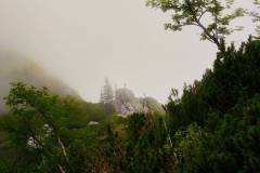 Der Jausenstein am Weg zum Hochleckenhaus