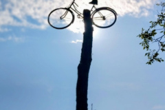 Fahrradständer im Attergau