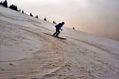 Schifahren auf Wüstensandsand