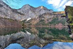 Spiegelung am hinteren Langbathsee