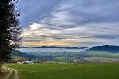 Aufstieg zum Wiedhackgipfel von der anderen Bergseite